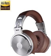 Наушники OneOdio Studio Pro 30 (серебристый/коричневый)