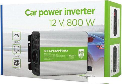 Автомобильный инвертор EnerGenie EG-PWC800-01