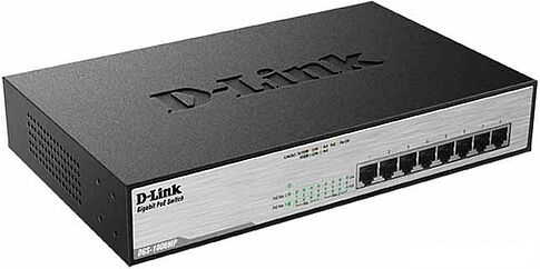 Коммутатор D-Link DGS-1008MP