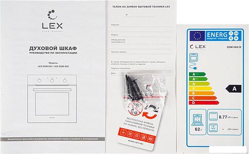 Электрический духовой шкаф LEX EDM 042 BBL