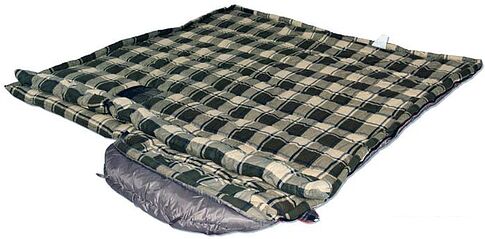 Спальный мешок AlexikA Canada Plus (серый, правая молния)