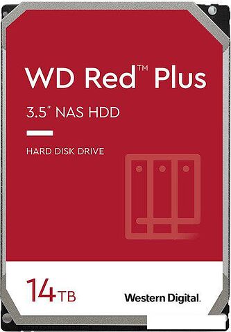 Жесткий диск WD Red Plus 14TB WD140EFFX Жесткий диск WD Red Plus 14TB WD140EFFX