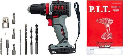 Ударная дрель-шуруповерт P.I.T. PSB20H-10C (без АКБ)