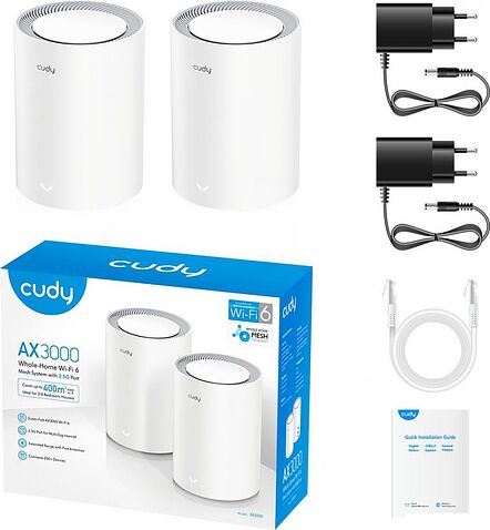 Wi-Fi система Cudy M3000 2.0 (2-Pack)