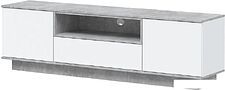 Тумба Интерлиния Quartz QZ-Т180 (белый платинум/бетон)