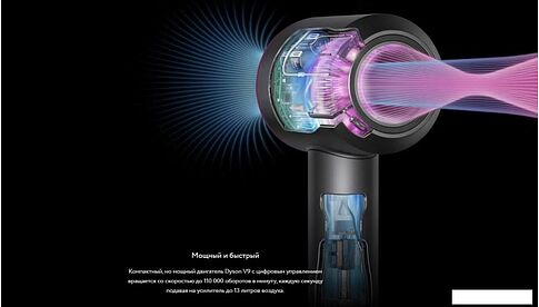 Фен Dyson HD16 515092-01 (синий/топаз)