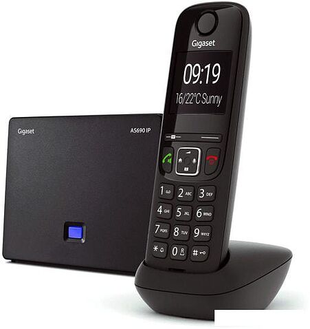 IP-телефон Gigaset AS690IP (черный)