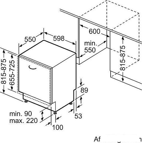 Встраиваемая посудомоечная машина Bosch Serie 4 SMV4ITX11E