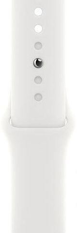 Умные часы Apple Watch SE 2 40 мм (алюминиевый корпус, серебристый/белый, спортивный силиконовый ремешок S/M)