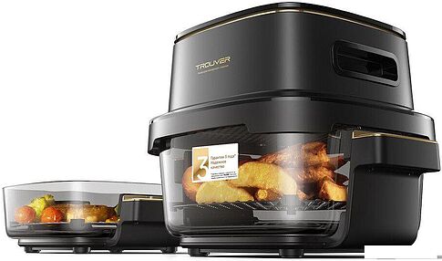 Аэрогриль (аэрофритюрница) Trouver Air Fryer Metalish AF20 Pro (черный)