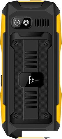 Кнопочный телефон F+ PR240 (черный/желтый)