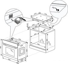 Электрический духовой шкаф Hansa BOEI684001