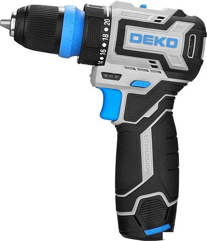 Дрель-шуруповерт Deko Loner 12V PRO 085-1121 (с 1-им АКБ)