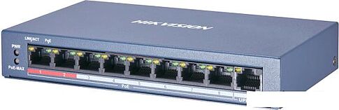 Неуправляемый коммутатор Hikvision DS-3E0109P-E/M(B)