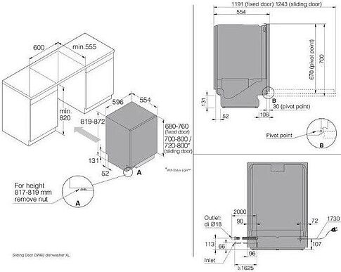 Встраиваемая посудомоечная машина ASKO DFI545V
