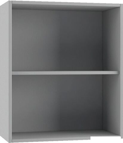 Шкаф навесной ДСВ Тренто П 600 (серый/серый)