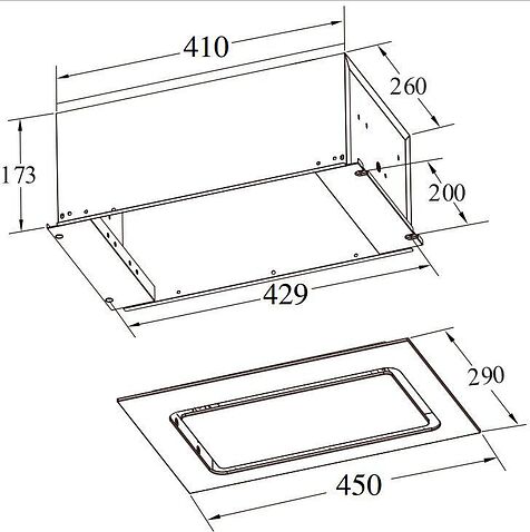 Кухонная вытяжка Weissgauff Aura 456 Touch Black Glass