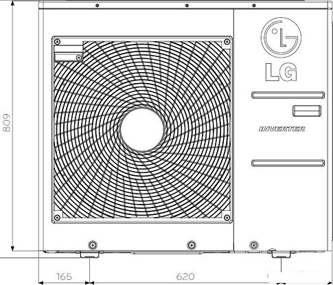 Наружный блок LG MU4M27 U42R0