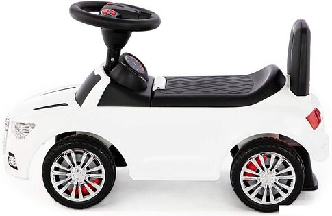 Каталка Полесье SuperCar №6 со звуковым сигналом 84552 (белый)