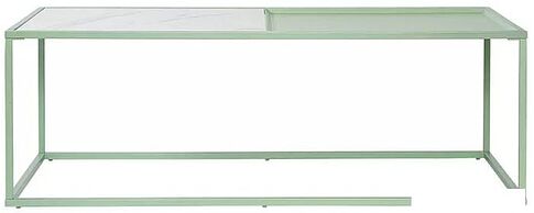 Журнальный столик Bergenson Bjorn Mayen BB0000483 (белый/зеленый)
