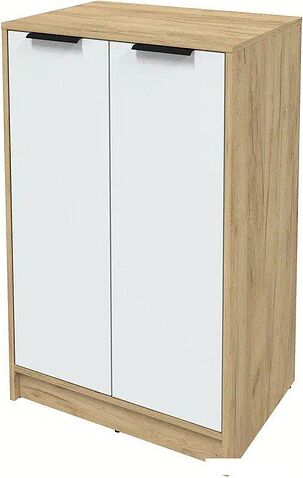 Тумба Интерлиния Концепт КТ-Т64 (белый платинум/дуб золотой)