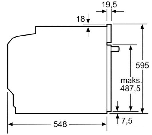 Электрический духовой шкаф Bosch HBG633NS1