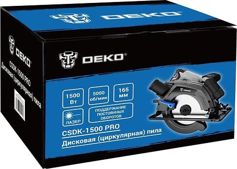Дисковая (циркулярная) пила Deko CSDK-1500 PRO 085-1150