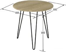 Журнальный столик Калифорния мебель РИД 530 (дуб сонома)