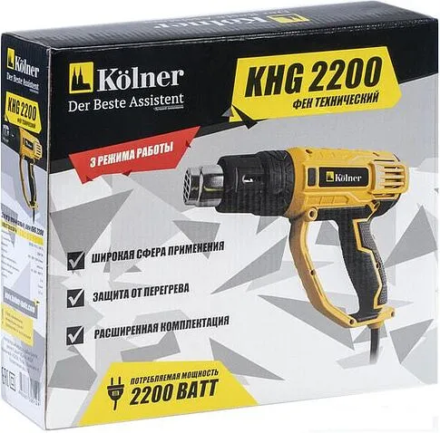 Промышленный фен Kolner KHG 2200