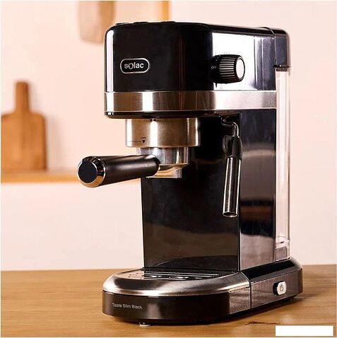 Рожковая помповая кофеварка Solac Taste Slim Black
