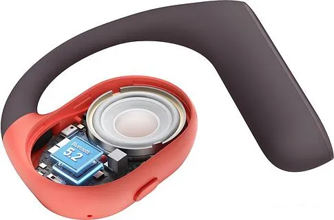 Наушники Haylou PurFree Buds (черный/оранжевый)