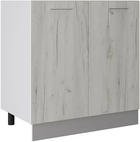 Шкаф напольный Артём-Мебель 800мм СН-114.22 (дуб крафт белый) Шкаф напольный Артём-Мебель 800мм СН-114.22 (дуб крафт белый)