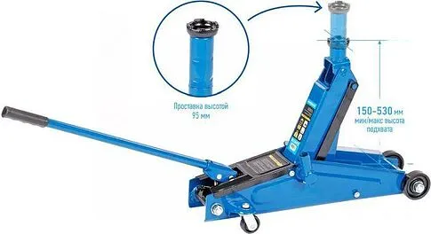 Подкатной домкрат Nordberg N32031L 3т