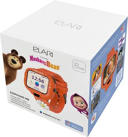 Детские умные часы Elari KidPhone MB (оранжевый)