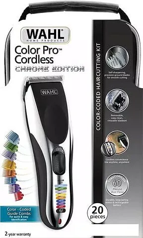 Машинка для стрижки волос Wahl 9649-1416 ColorPro Cordless Chrome Edition