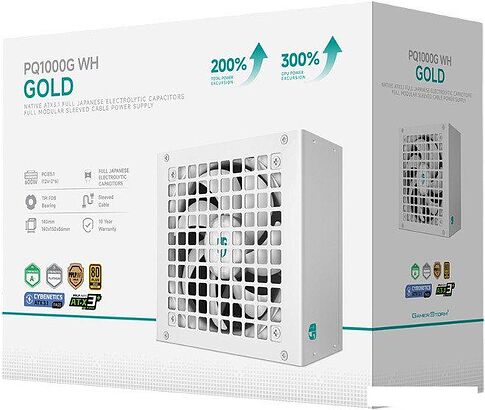 Блок питания GamerStorm PQ1000G WH