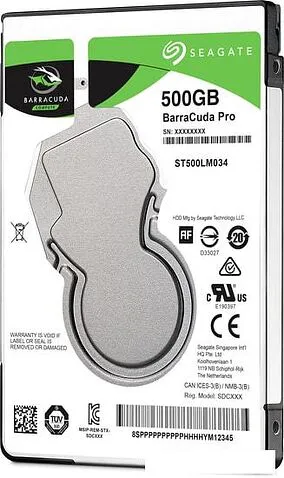 Жесткий диск Seagate Barracuda Pro 500GB ST500LM034