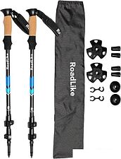 Палки для скандинавской ходьбы RoadLike 308095 (голубой)