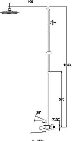 Душевая система Kaiser Sonat 34082-2