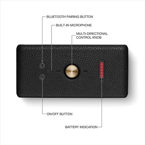 Беспроводная колонка Marshall Emberton III (черный/латунь)