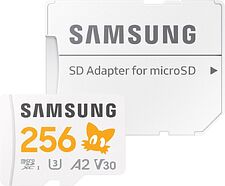 Карта памяти Samsung PRO Plus Sonic the Hedgehog microSDXC 256GB MB-MD256SA/LC1 (с адаптером)