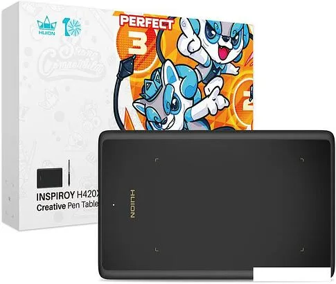 Графический планшет Huion Inspiroy H420X (черный)
