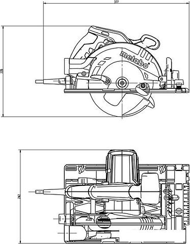Дисковая пила Metabo KS 55 FS (с кофром)