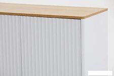 Комод Shtabe Royal 5051 эко (белый/дуб сантана/черный)