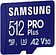 Карта памяти Samsung PRO Plus microSDXC 512GB MB-MD512SA/EU (с адаптером)