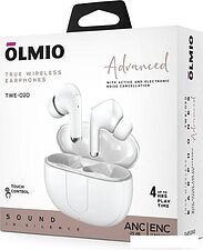 Наушники Olmio TWE-020 (белый)