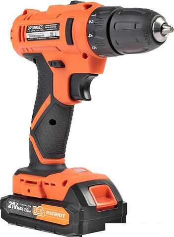 Дрель-шуруповерт Patriot BR 189 UES 180301549 (с 2-мя АКБ, кейс)