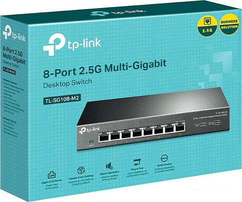 Неуправляемый коммутатор TP-Link TL-SG108-M2