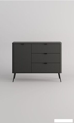 Тумба Arvento Rondo 1D3S (графит/дарк грей)
