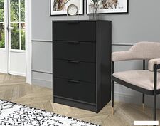 Комод Интерлиния Концепт КТ-К60 (черный/антрацит)